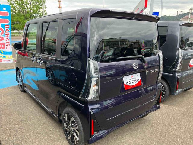 タントカスタムXリミテッド2WD 660cc ディスプレイオーディオ バックモニター ETC 衝突被害軽減ブレーキ 横滑り防止装置 ABS アイドリングストップ プッシュボタンスタート 両側電動スライドドア オートライト(福島県)の中古車