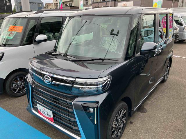 タントカスタムＸリミテッド２ＷＤ　６６０ｃｃ　ＥＴＣ車載器　衝突被害軽減ブレーキ　横滑り防止装置　ＡＢＳ　アイドリングストップ　プッシュボタンスタート　両側電動スライドドア　前席シートヒーター　クルーズコントロール（福島県）の中古車