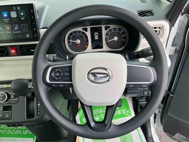 ムーヴキャンバスストライプスG4WD CVT 660cc ディスプレイオーディオ バックカメラ 衝突被害軽減ブレーキ 横滑り防止機能 前席シートヒーター 両側電動スライドドア LEDヘッドライト フォグランプ オートライト(福島県)の中古車