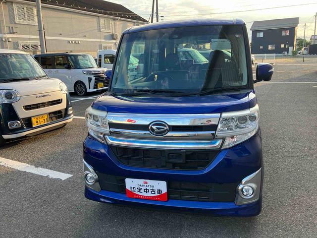 タントカスタムRS トップエディションSAII4WD CVT 660cc 7インチナビ バックモニター 横滑り防止機能 衝突被害軽減ブレーキ 両側電動スライドドア プッシュボタンスタート オートエアコン 運転席・助手席エアバック(福島県)の中古車