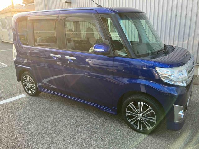 タントカスタムRS トップエディションSAII4WD CVT 660cc 7インチナビ バックモニター 横滑り防止機能 衝突被害軽減ブレーキ 両側電動スライドドア プッシュボタンスタート オートエアコン 運転席・助手席エアバック(福島県)の中古車