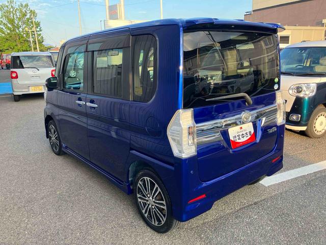 タントカスタムRS トップエディションSAII4WD CVT 660cc 7インチナビ バックモニター 横滑り防止機能 衝突被害軽減ブレーキ 両側電動スライドドア プッシュボタンスタート オートエアコン 運転席・助手席エアバック(福島県)の中古車