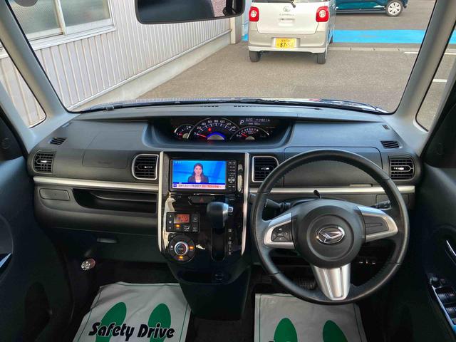 タントカスタムRS トップエディションSAII4WD CVT 660cc 7インチナビ バックモニター 横滑り防止機能 衝突被害軽減ブレーキ 両側電動スライドドア プッシュボタンスタート オートエアコン 運転席・助手席エアバック(福島県)の中古車