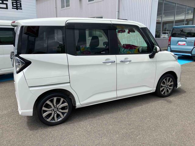 トールカスタムＧ　ターボ　ＳＡII２ＷＤ　ＣＶＴ　１０００ｃｃ　７インチナビ　パノラマモニター　ＥＴＣ車載器　両側電動スライドドア　衝突被害軽減ブレーキ　横滑り防止機能　アイドリングストップ　プッシュボタンスタート（福島県）の中古車
