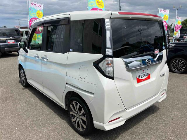トールカスタムＧ　ターボ　ＳＡII２ＷＤ　ＣＶＴ　１０００ｃｃ　７インチナビ　パノラマモニター　ＥＴＣ車載器　両側電動スライドドア　衝突被害軽減ブレーキ　横滑り防止機能　アイドリングストップ　プッシュボタンスタート（福島県）の中古車
