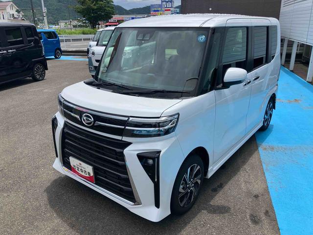 タントカスタムXリミテッド2WD CVT 660cc ディスプレイオーディオ バックカメラ ETC車載器 前席シートヒーター 両側電動スライドドア 衝突被害軽減ブレーキ 横滑り防止機能 アイドリングストップ(福島県)の中古車