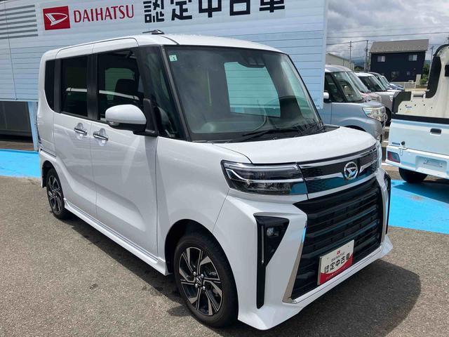 タントカスタムXリミテッド2WD CVT 660cc ディスプレイオーディオ バックカメラ ETC車載器 前席シートヒーター 両側電動スライドドア 衝突被害軽減ブレーキ 横滑り防止機能 アイドリングストップ(福島県)の中古車