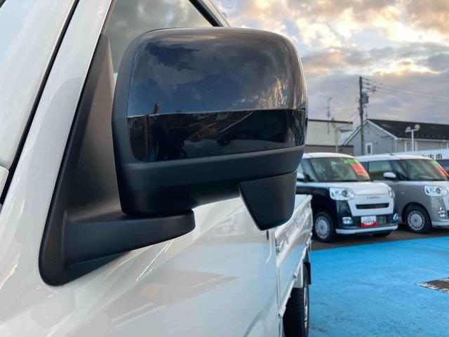 ハイゼットトラックＥＸＴ届出済未使用車　ＭＴ　４ＷＤ　９インチディスプレイオーディオ　バックカメラ　プッシュスタートボタン　作業灯装備　キーフリーシステム　電動格納式ドアミラー　ＬＥＤライト　衝突制御ブレーキ（福島県）の中古車