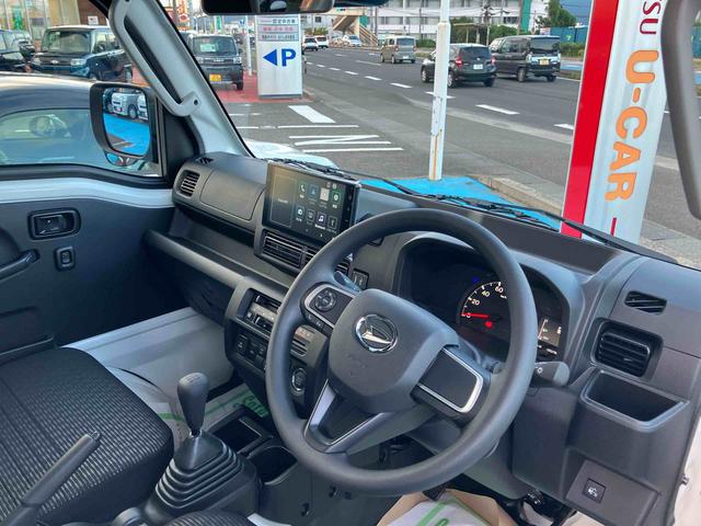 ハイゼットトラックＥＸＴ届出済未使用車　ＭＴ　４ＷＤ　９インチディスプレイオーディオ　バックカメラ　プッシュスタートボタン　作業灯装備　キーフリーシステム　電動格納式ドアミラー　ＬＥＤライト　衝突制御ブレーキ（福島県）の中古車