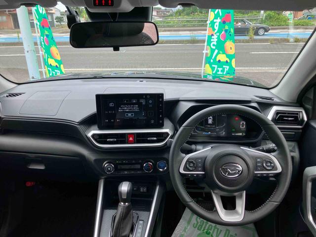 ロッキープレミアムG HEV純正アルミホイール 純正9インチディスプレイオーディオ パノラマモニター ETC装着 ドライブレコーダー装着 オートライト クルーズコントロール 運転席・助手席シートヒーター 電動パーキングブレーキ(福島県)の中古車