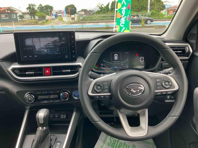 ロッキープレミアムG HEV純正アルミホイール 純正9インチディスプレイオーディオ パノラマモニター ETC装着 ドライブレコーダー装着 オートライト クルーズコントロール 運転席・助手席シートヒーター 電動パーキングブレーキ(福島県)の中古車