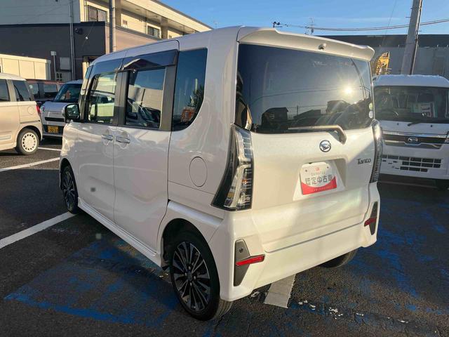 タントカスタムRS4WD CVT ターボ車 純正7インチナビ パノラマモニター 純正アルミホイール 運転席・助手席シートヒーター 両側スライドドア オートライト 衝突回避支援ブレーキ アイドリングストップ 横滑り防止(福島県)の中古車
