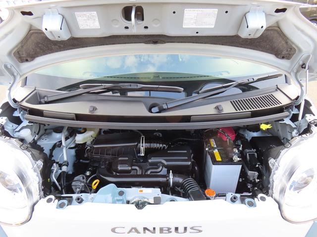 ムーヴキャンバスストライプスＧ４ＷＤ　ＣＶＴ　６６０ｃｃ　前席シートヒーター　オートエアコン　ベンチシート　衝突被害軽減ブレーキ　横滑り防止装置　ＡＢＳ　アイドリングストップ　プッシュボタンスタート　両側電動スライドドア（福島県）の中古車