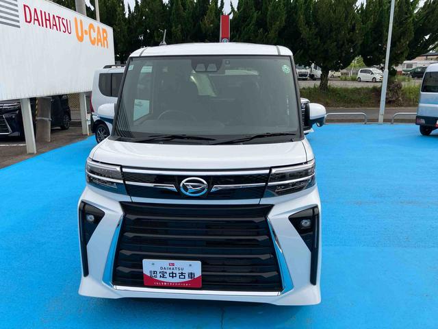 タントカスタムＸ４ＷＤ　ＣＶＴ　６６０ｃｃ　カーナビ　ドライバー　サイドエアバッグ　衝突被害軽減ブレーキ　横滑り防止装置　ＡＢＳ　アイドリングストップ　プッシュボタンスタート　両側電動スライドドア　ベンチシート（福島県）の中古車