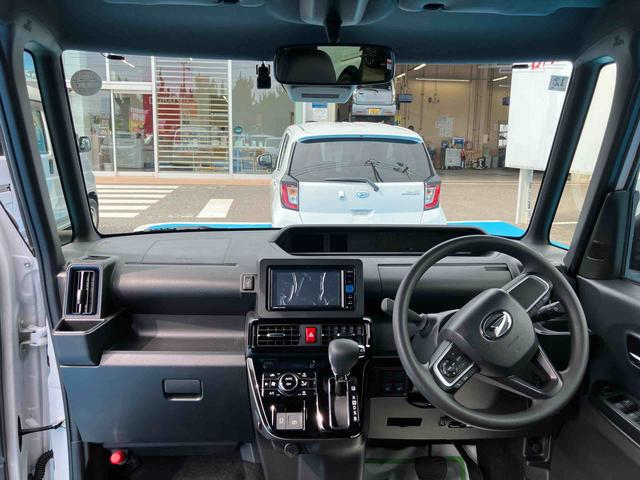 タントカスタムＸ４ＷＤ　ＣＶＴ　６６０ｃｃ　カーナビ　ドライバー　サイドエアバッグ　衝突被害軽減ブレーキ　横滑り防止装置　ＡＢＳ　アイドリングストップ　プッシュボタンスタート　両側電動スライドドア　ベンチシート（福島県）の中古車