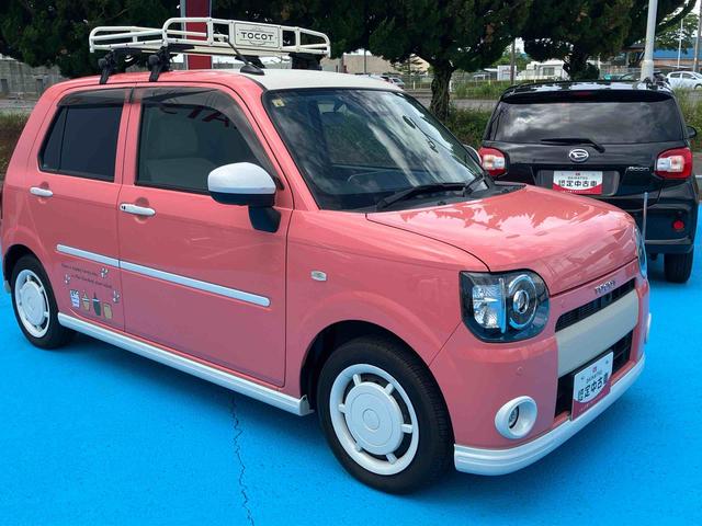 ミラトコットＧ　ＳＡIII４ＷＤ　ＣＶＴ　６６０ｃｃ　ナビ　全方位モニター　ドライブレコーダー　衝突被害軽減ブレーキ　横滑り防止装置　ＡＢＳ　アイドリングストップ　ルーフキャリア　デザインフィルムトップ　車検整備付（福島県）の中古車