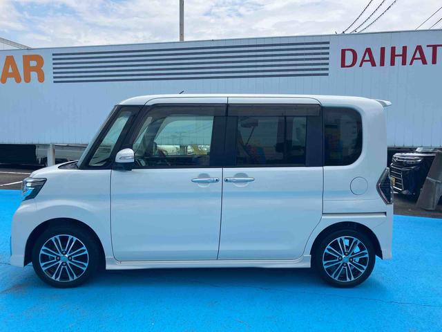 タントカスタムＲＳ　トップエディションＳＡII４ＷＤ　ターボ　６６０ｃｃ　車いす用クレーン付車　衝突被害軽減ブレーキ　横滑り防止装置　ＡＢＳ　アイドリングストップ　プッシュボタンスタート　両側電動スライドドア　カーナビ　バックモニター　ＥＴＣ（福島県）の中古車