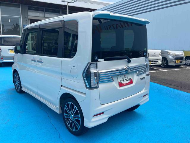 タントカスタムＲＳ　トップエディションＳＡII４ＷＤ　ターボ　６６０ｃｃ　車いす用クレーン付車　衝突被害軽減ブレーキ　横滑り防止装置　ＡＢＳ　アイドリングストップ　プッシュボタンスタート　両側電動スライドドア　カーナビ　バックモニター　ＥＴＣ（福島県）の中古車