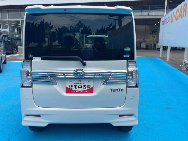 タントカスタムＲＳ　トップエディションＳＡII４ＷＤ　ターボ　６６０ｃｃ　車いす用クレーン付車　衝突被害軽減ブレーキ　横滑り防止装置　ＡＢＳ　アイドリングストップ　プッシュボタンスタート　両側電動スライドドア　カーナビ　バックモニター　ＥＴＣ（福島県）の中古車