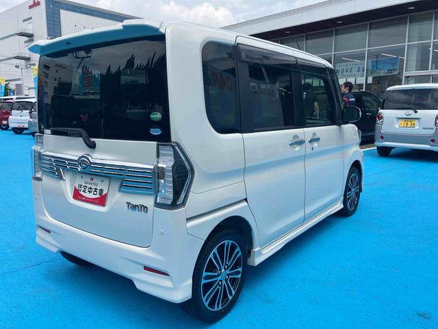 タントカスタムＲＳ　トップエディションＳＡII４ＷＤ　ターボ　６６０ｃｃ　車いす用クレーン付車　衝突被害軽減ブレーキ　横滑り防止装置　ＡＢＳ　アイドリングストップ　プッシュボタンスタート　両側電動スライドドア　カーナビ　バックモニター　ＥＴＣ（福島県）の中古車