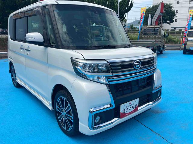 タントカスタムＲＳ　トップエディションＳＡII４ＷＤ　ターボ　６６０ｃｃ　車いす用クレーン付車　衝突被害軽減ブレーキ　横滑り防止装置　ＡＢＳ　アイドリングストップ　プッシュボタンスタート　両側電動スライドドア　カーナビ　バックモニター　ＥＴＣ（福島県）の中古車