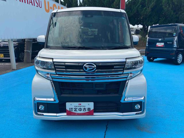 タントカスタムＲＳ　トップエディションＳＡII４ＷＤ　ターボ　６６０ｃｃ　車いす用クレーン付車　衝突被害軽減ブレーキ　横滑り防止装置　ＡＢＳ　アイドリングストップ　プッシュボタンスタート　両側電動スライドドア　カーナビ　バックモニター　ＥＴＣ（福島県）の中古車