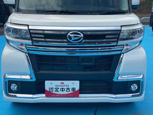 タントカスタムＲＳ　トップエディションＳＡII４ＷＤ　ターボ　６６０ｃｃ　車いす用クレーン付車　衝突被害軽減ブレーキ　横滑り防止装置　ＡＢＳ　アイドリングストップ　プッシュボタンスタート　両側電動スライドドア　カーナビ　バックモニター　ＥＴＣ（福島県）の中古車