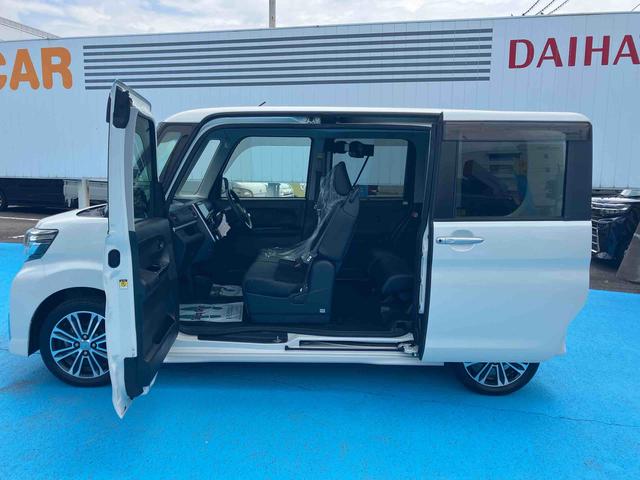 タントカスタムＲＳ　トップエディションＳＡII４ＷＤ　ターボ　６６０ｃｃ　車いす用クレーン付車　衝突被害軽減ブレーキ　横滑り防止装置　ＡＢＳ　アイドリングストップ　プッシュボタンスタート　両側電動スライドドア　カーナビ　バックモニター　ＥＴＣ（福島県）の中古車