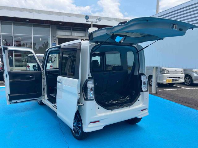 タントカスタムＲＳ　トップエディションＳＡII４ＷＤ　ターボ　６６０ｃｃ　車いす用クレーン付車　衝突被害軽減ブレーキ　横滑り防止装置　ＡＢＳ　アイドリングストップ　プッシュボタンスタート　両側電動スライドドア　カーナビ　バックモニター　ＥＴＣ（福島県）の中古車