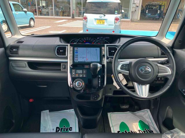 タントカスタムＲＳ　トップエディションＳＡII４ＷＤ　ターボ　６６０ｃｃ　車いす用クレーン付車　衝突被害軽減ブレーキ　横滑り防止装置　ＡＢＳ　アイドリングストップ　プッシュボタンスタート　両側電動スライドドア　カーナビ　バックモニター　ＥＴＣ（福島県）の中古車