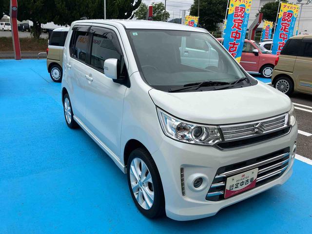 ワゴンＲスティングレーＴフルタイム４ＷＤ　ＣＶＴ　インタークラーターボ　６６０ｃｃ　ナビ　バックモニター　オートエアコン　ベンチシート　運転席・助手席エアバッグ　パドルシフト　アイドリングストップ　運転席シートヒーター（福島県）の中古車