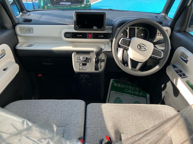 ムーヴキャンバスストライプスＧ４ＷＤ　ＣＶＴ　６６０ｃｃ　両側電動スライドドア　衝突被害軽減ブレーキ　横滑り防止装置　ＡＢＳ　アイドリングストップ　プッシュボタンスタート　オートエアコン　全席シートヒーター　ホットカップホルダー（福島県）の中古車