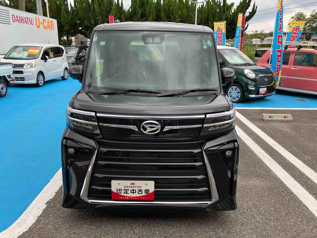 タントカスタムＲＳ２ＷＤ　６６０ｃｃ　ターボ　両側電動スライドドア　衝突被害軽減ブレーキ　横滑り防止装置　ＡＢＳ　アイドリングストップ　プッシュボタンスタート　オートエアコン　ベンチシート　電動パーキングブレーキ（福島県）の中古車