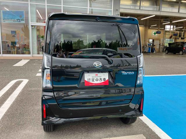 タントカスタムＲＳ２ＷＤ　６６０ｃｃ　ターボ　両側電動スライドドア　衝突被害軽減ブレーキ　横滑り防止装置　ＡＢＳ　アイドリングストップ　プッシュボタンスタート　オートエアコン　ベンチシート　電動パーキングブレーキ（福島県）の中古車