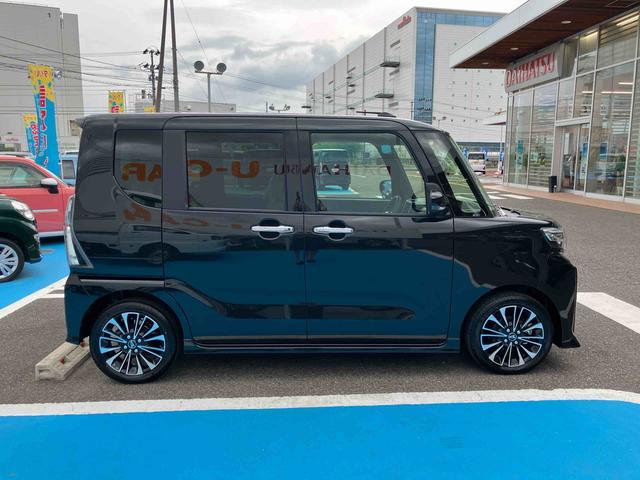 タントカスタムＲＳ２ＷＤ　６６０ｃｃ　ターボ　両側電動スライドドア　衝突被害軽減ブレーキ　横滑り防止装置　ＡＢＳ　アイドリングストップ　プッシュボタンスタート　オートエアコン　ベンチシート　電動パーキングブレーキ（福島県）の中古車