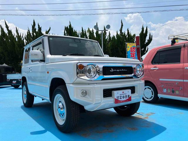 ジムニーＸＣパートタイム４ＷＤ高低二段切替式　インタークラーターボ　フロア４ＡＴ　デュアルセンサーブレーキサポート　サイド・カーテンエアバッグ　カーナビ　アイドリングストップ　プッシュボタンスタート（福島県）の中古車