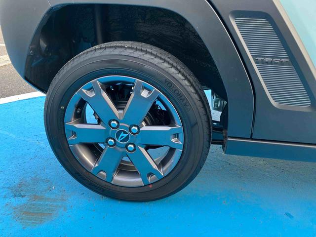 タフトGターボ ダーククロムベンチャー 4WD660cc 4WD CVT スカイフィールトップ ディスプレイオーディオ ドラレコ クルーズコントロール 衝突被害軽減ブレーキ 横滑り防止装置 ABS アイドリングストップ プッシュボタンスタート(福島県)の中古車