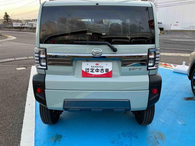 タフトGターボ ダーククロムベンチャー 4WD660cc 4WD CVT スカイフィールトップ ディスプレイオーディオ ドラレコ クルーズコントロール 衝突被害軽減ブレーキ 横滑り防止装置 ABS アイドリングストップ プッシュボタンスタート(福島県)の中古車