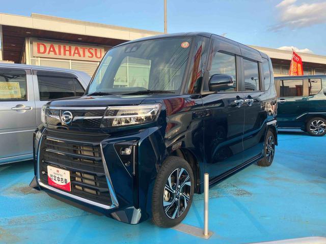 タントカスタムＸ２ＷＤ　ＣＶＴ　６６０ｃｃ　両側電動スライドドア　衝突被害軽減ブレーキ　横滑り防止装置　ＡＢＳ　　サイドエアバッグ　アイドリングストップ　プッシュボタンスタート　前席シートヒーター（福島県）の中古車