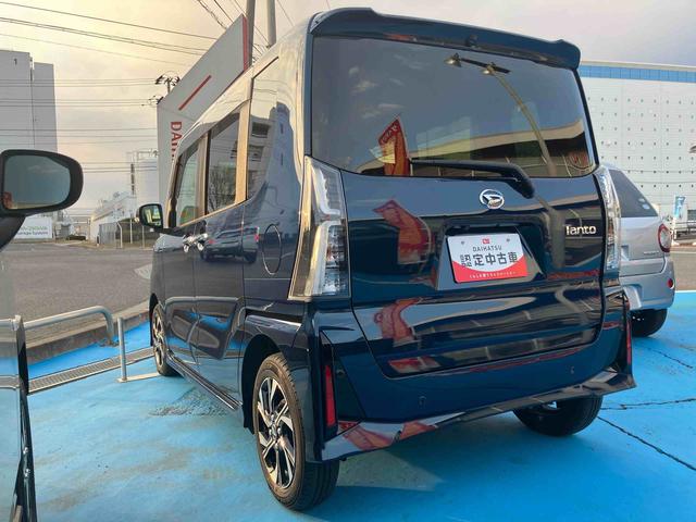タントカスタムＸ２ＷＤ　ＣＶＴ　６６０ｃｃ　両側電動スライドドア　衝突被害軽減ブレーキ　横滑り防止装置　ＡＢＳ　　サイドエアバッグ　アイドリングストップ　プッシュボタンスタート　前席シートヒーター（福島県）の中古車