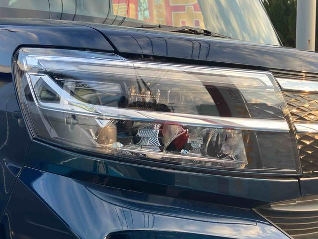 タントカスタムＸ２ＷＤ　ＣＶＴ　６６０ｃｃ　両側電動スライドドア　衝突被害軽減ブレーキ　横滑り防止装置　ＡＢＳ　　サイドエアバッグ　アイドリングストップ　プッシュボタンスタート　前席シートヒーター（福島県）の中古車