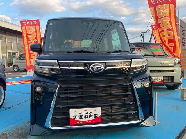 タントカスタムＸ２ＷＤ　ＣＶＴ　６６０ｃｃ　両側電動スライドドア　衝突被害軽減ブレーキ　横滑り防止装置　ＡＢＳ　　サイドエアバッグ　アイドリングストップ　プッシュボタンスタート　前席シートヒーター（福島県）の中古車