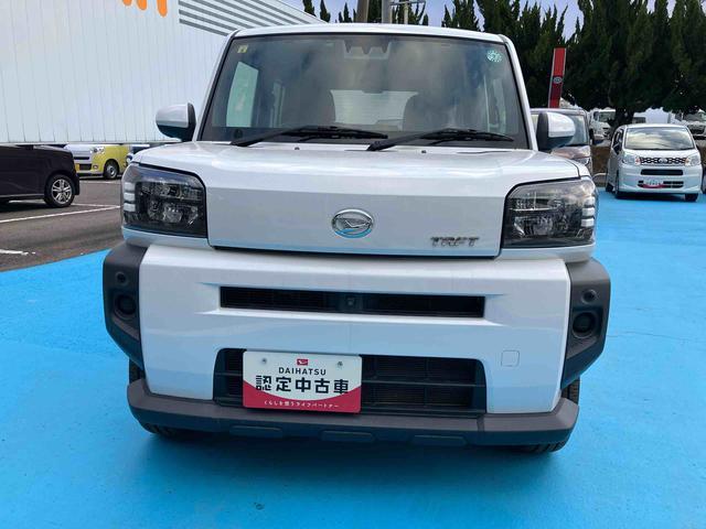 タフトX 車検整備付4WD CVT 660cc カーナビ 全方位モニター ETC車載器 衝突被害軽減ブレーキ 横滑り防止装置 ABS サイドエアバッグ アイドリングストップ プッシュボタンスタート 車検整備付(福島県)の中古車