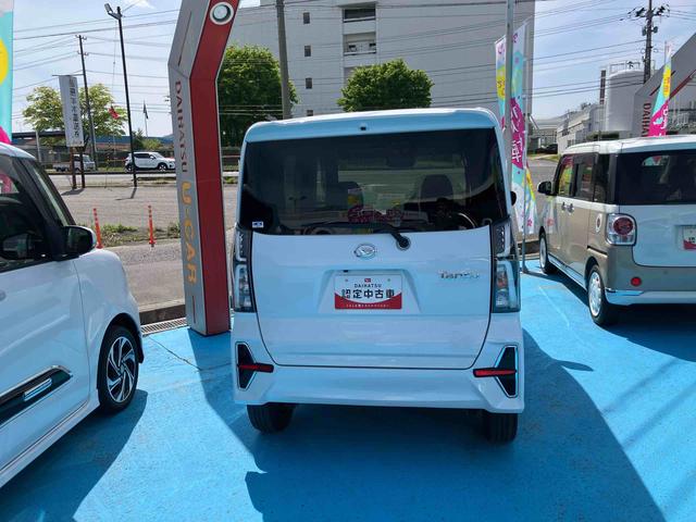 タントカスタムＲＳスタイルセレクション　ターボ　車検整備付４ＷＤ　ＣＶＴ　６６０ｃｃ　両側電動スライドドア　ターボ　ナビ　クルーズコントロール　衝突被害軽減ブレーキ　横滑り防止装置　ＡＢＳ　アイドリングストップ　プッシュボタンスタート　車検整備付（福島県）の中古車