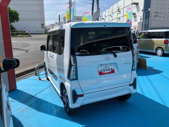 タントカスタムＲＳスタイルセレクション　ターボ　車検整備付４ＷＤ　ＣＶＴ　６６０ｃｃ　両側電動スライドドア　ターボ　ナビ　クルーズコントロール　衝突被害軽減ブレーキ　横滑り防止装置　ＡＢＳ　アイドリングストップ　プッシュボタンスタート　車検整備付（福島県）の中古車