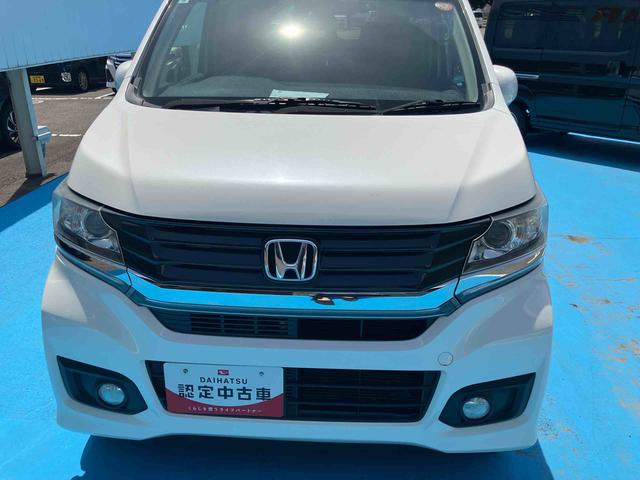 Ｎ−ＷＧＮカスタムＧ４ＷＤ　ＣＶＴ　６６０ｃｃ　クルーズコントロール　ディスプレイオーディオ　バックモニター　ディスチャージヘッドランプ　革巻きステアリング　オートエアコン　シートヒーター　ＵＶカットフロントガラス（福島県）の中古車
