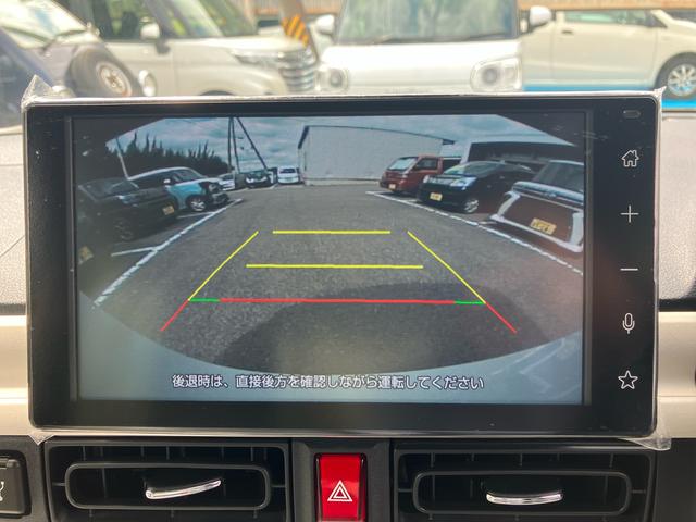 ムーヴキャンバスストライプスG4WD CVT ディスプレイオーディオ 運転席・助手席シートヒーター オートホールド機能 電動パーキングブレーキ プッシュボタンスタート 両側電動スライドドア アイドリングストップ フォグランプ(福島県)の中古車