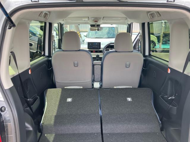 ムーヴキャンバスストライプスG4WD CVT ディスプレイオーディオ 運転席・助手席シートヒーター オートホールド機能 電動パーキングブレーキ プッシュボタンスタート 両側電動スライドドア アイドリングストップ フォグランプ(福島県)の中古車