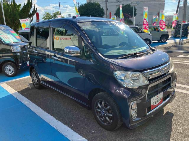 タントエグゼカスタムG2WD 660cc コラムAT ナビ バックカメラ フォグランプ オートエアコン パワーステアリング パワーウインドウ キーフリー 電動格納ドアミラー(福島県)の中古車