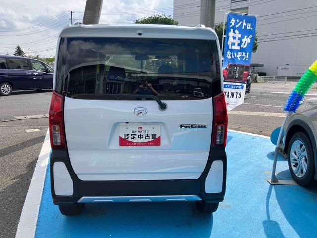 タントファンクロスターボリミテッド2WD CVT 660cc ディスプレイオーディオ バックカメラ ETC 前席シートヒーター 衝突被害軽減ブレーキ 横滑り防止機能 両側電動スライドドア クルーズコントロール(福島県)の中古車